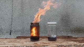 Potassium Permanganate and Glycerin [upl. by Aneekat801]