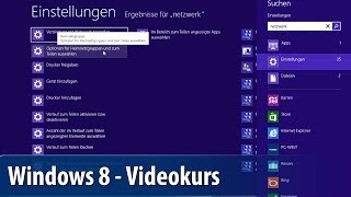 Netzwerkeinstellungen unter Windows 8  Der PCWELTVideokurs  deutsch  german [upl. by Atiraj]