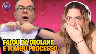 FELIPEH CAMPOS É PROCESSADO E DÁ UM ATAQUE AO VIVO [upl. by Onaicram]