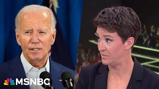 See Maddow MSNBC panel react to Biden statement on report of confrontation with Dem leadership [upl. by Sane]