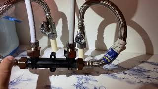 Tankless install with recirculating pump and Bridge valve [upl. by Atteynod405]