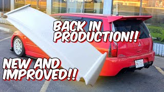 Discontinued Evo WAGON Parts REVIVED KenStyle Spoiler vLog EP21 [upl. by Alain706]