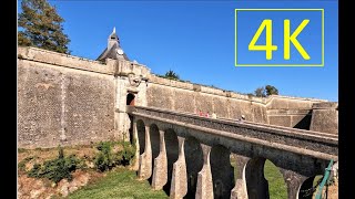 BLAYE 4K Gironde France in 5 minutes Walk inside the Citadelle Day trip from Bordeaux [upl. by Mikol738]