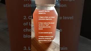 Barley Water Benefits [upl. by Annerahs]