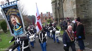 East Bank Protestant Boys No12  ABOD Shutting The Gates Parade 021223 4K [upl. by Novyad]