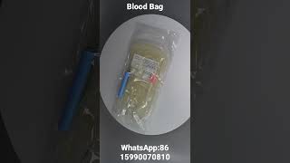 Medical Transfusion Blood Bag 250ml 350ml 450 ml 500ml Single Double Triple Quadruple Blood Bag [upl. by Crandall]