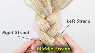 😱 10 MINUTES QUICK HAIRSTYLE USING BRAID EXTENSION [upl. by Yolane769]