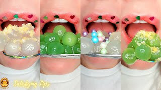 ASMR TAPIOCA BUBBLE BOBA BALLS  POP ROCK POPPING CANDY SATISFYING EATING SOUNDS [upl. by Towney]