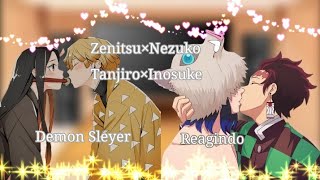 ☆Demon Slayer Reagindo a Tik Tok☆InoTanZenizukoYaoi•GC [upl. by Eladnor]