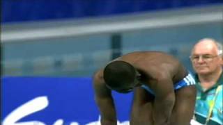 Eric Moussambani OLYMPIC 2000 SYDNEY SWIMMING HIGH QUALITY [upl. by Zetrauq]