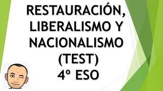 ✅✅ 𝐑𝐄𝐒𝐓𝐀𝐔𝐑𝐀𝐂𝐈Ó𝐍 𝐋𝐈𝐁𝐄𝐑𝐀𝐋𝐈𝐒𝐌𝐎 𝐘 𝐍𝐀𝐂𝐈𝐎𝐍𝐀𝐋𝐈𝐒𝐌𝐎 ✅✅🆃🅴🆂🆃 ✅✅ 🅰🅿🆁🅴🅽🅳🅴 🅲🅾🅽 🆅í🅲🆃🅾🆁 ✅✅Restauración y liberalismo [upl. by Alsi]