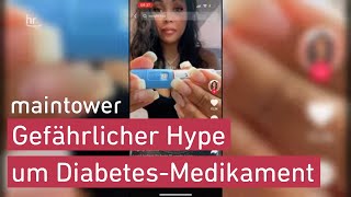 Abnehmen mit DiabetesMedikament  Arzneimittel Ozempic  maintower [upl. by Daven]