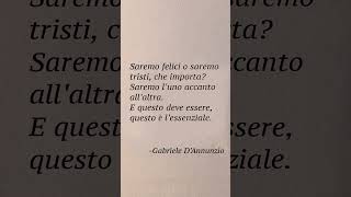 Gabriele DAnnunzio 📖 dannunzio poesia poeta poesie frasi frasimotivazionali citazioni [upl. by Gorga816]