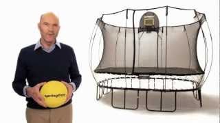 Trampoline Accessory Springfree FlexrHoop [upl. by Eelrefinnej]