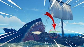 ON COMBAT LE MEGALODON Sea Of Thieves [upl. by Broder]