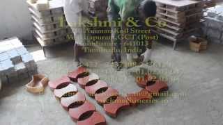 designer tiles electric vibro forming tabletile mixer making process paver blocks machine [upl. by Ennaegroeg517]