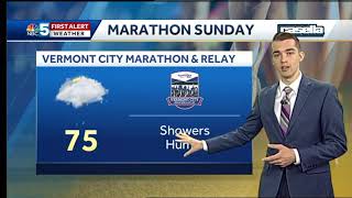 Video Vermont City Marathon Forecast [upl. by Agnew]