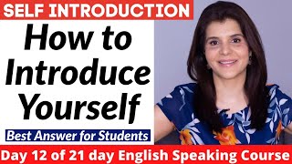 How to Introduce Yourself in English  Self Introduction for SchoolCollege Students  ChetChat [upl. by Ihana116]