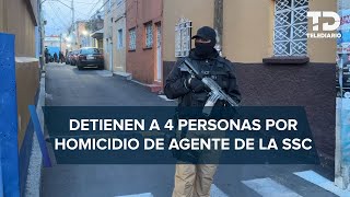 Detienen a cuatro por homicidio de agente de Inteligencia de la SSC en Álvaro Obregón [upl. by Newman]