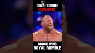 Brock Lesnar wins Royal Rumble’s 😱highlights❤️‍🔥 Brock Lesnar Edit  Brock lesnar status 👑‼️ [upl. by Laehcim]