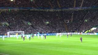 Atmosphere at Celtic Park filmed by Barca fan [upl. by Fred605]