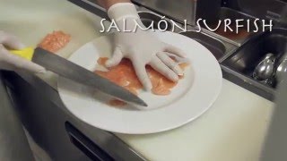 Receta de tiradito de salmón Salmón SURFISH el mejor [upl. by Noirda603]