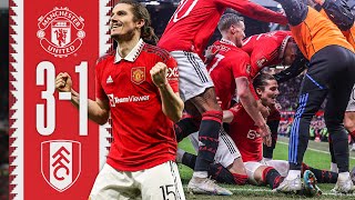 WHAT A GAME 🔥  Man Utd 31 Fulham  Highlights [upl. by Arlie]