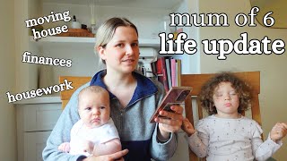 LIFE UPDATE six children moving house finances [upl. by Adnilav634]