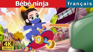 Bébé ninja  Ninja Baby in French  FrenchFairyTales [upl. by Anatnahs330]