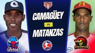 Camagüey vs Matanzas 2do juego Serie Nacional 63 [upl. by Eelhsa]