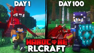 Finally an Expert Survived 100 Days in HARDCORE RLCraft Heres What Happened [upl. by Odessa780]