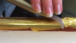 Gilding Gold Leaf polishing [upl. by Hulda]