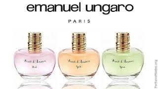 Emanuel Ungaro  Fruit DAmour Fragrance Collection [upl. by Acinnor]