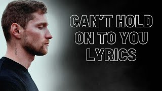 Lucidious  cant hold on to you LYRICS [upl. by Wooster127]