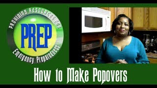 How to Make Popovers  Food Storage Receipe [upl. by Noswal]