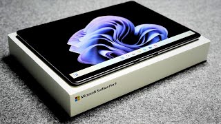 Microsoft Surface Pro 9 Unboxing ASMR [upl. by Hinkle]