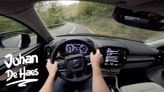 Volvo XC40 T4 AWD 190 hp POV test drive [upl. by Conway]