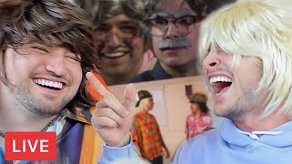 KianAndJc REACT to OLD VIDEOS hilarious FULL STREAM [upl. by Ellinej]