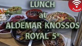 Lunch at Aldemar Knossos Royal Beach Resort Crete Greece [upl. by Sabian468]