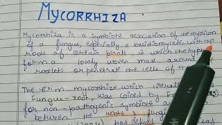 Mycorrhiza and type of mycorrhizalEctomycorrhizaEndomycorrhizaeEctoEndotrophic mycorrhiza notes [upl. by Naejeillib]