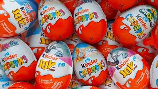 Kinder Joy – ASMRVideo mit Kinder Joy – Befriedigendes Video Kinder Surprise Eggs ASMR Opening [upl. by Salamanca]