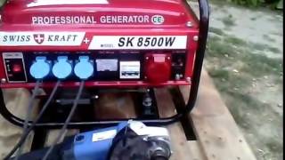 new swiss kraft sk 8500w 380V generator [upl. by Eteragram]