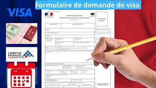 Comment remplir le formulaire de demande de visa sur Francevisa  Nouvelle méthode 2024 [upl. by Nylloc]