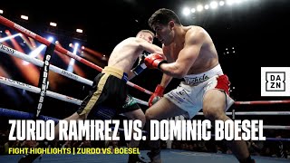 FIGHT HIGHLIGHTS  Zurdo Ramirez vs Dominic Boesel [upl. by Crissie]