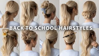 10 CUTE BACK TO SCHOOL HAIRSTYLES 2024 ❤️ [upl. by Venus]