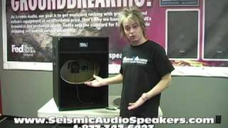 Seismic Audio Speakers Empty 18quot Subwoofer Cabinet [upl. by Barbarese]