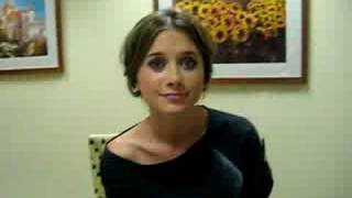 HSMs Olesya Rulin Plays Celebrity Fastball With TWIST [upl. by Gellman]