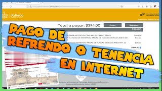 Refrendo en Jalisco Evita Filas Paga en Pijamas Guía Rápida Pagando Online en Minutos ⏰ Tenencia [upl. by Xavler]