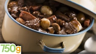 Recette du Boeuf Bourguignon  750g [upl. by Fanchette25]