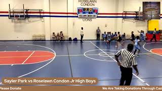 Sayler Park vs Roselawn Condon Jr High Boys [upl. by Anallij]